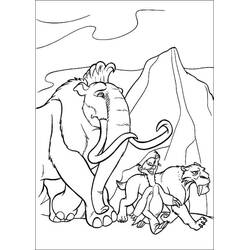 Coloriage Âge de Glace (Films d'Animation) #205600 à imprimer et colorier