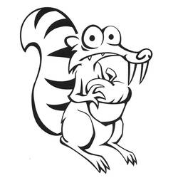 Coloriage Âge de Glace (Films d'Animation) #205604 à imprimer et colorier