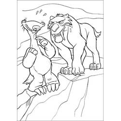 Coloriage Âge de Glace (Films d'Animation) #205606 à imprimer et colorier