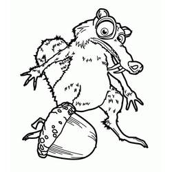 Coloriage Âge de Glace (Films d'Animation) #205616 à imprimer et colorier