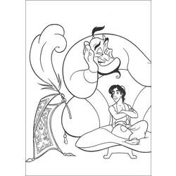 Dessin à colorier: Aladdin (Films d'animation) #127609 - Coloriages à Imprimer Gratuits