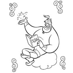 Dessin à colorier: Aladdin (Films d'animation) #127622 - Coloriages à Imprimer Gratuits