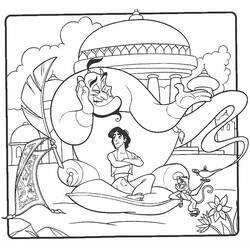 Dessin à colorier: Aladdin (Films d'animation) #127648 - Coloriages à Imprimer Gratuits