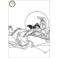 Dessin à colorier: Aladdin (Films d'animation) #127660 - Coloriages à Imprimer Gratuits