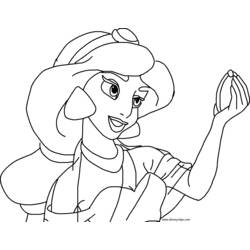 Dessin à colorier: Aladdin (Films d'animation) #127674 - Coloriages à Imprimer Gratuits