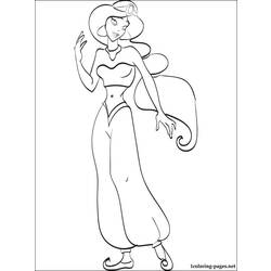 Dessin à colorier: Aladdin (Films d'animation) #127790 - Coloriages à Imprimer Gratuits