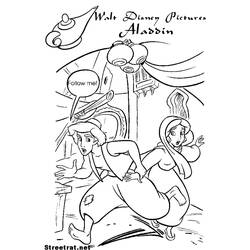 Dessin à colorier: Aladdin (Films d'animation) #127805 - Coloriages à Imprimer Gratuits