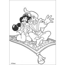Dessin à colorier: Aladdin (Films d'animation) #127830 - Coloriages à Imprimer Gratuits
