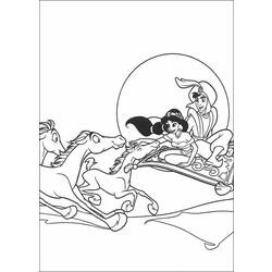 Dessin à colorier: Aladdin (Films d'animation) #127832 - Coloriages à Imprimer Gratuits