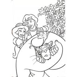 Page de coloriage Aladdin (Films d'Animation) #189274, gratuite à imprimer