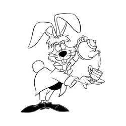 Dessin à colorier: Alice au pays des merveilles (Films d'Animation) #202804 - Coloriages à Imprimer Gratuits