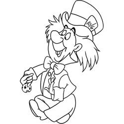 Dessin à colorier: Alice au pays des merveilles (Films d'Animation) #202805 - Coloriages à Imprimer Gratuits