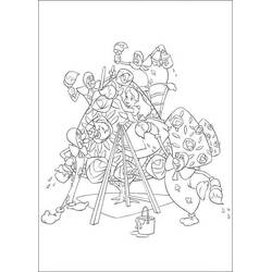 Dessin à colorier: Alice au pays des merveilles (Films d'Animation) #202813 - Coloriages à Imprimer Gratuits