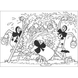 Dessin à colorier: Alice au pays des merveilles (Films d'Animation) #202814 - Coloriages à Imprimer Gratuits