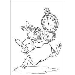 Dessin à colorier: Alice au pays des merveilles (Films d'Animation) #202818 - Coloriages à Imprimer Gratuits