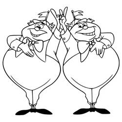 Dessin à colorier: Alice au pays des merveilles (Films d'Animation) #202833 - Coloriages à Imprimer Gratuits