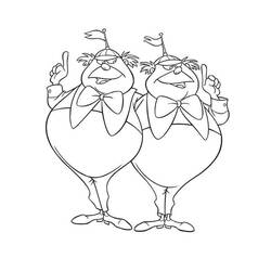 Dessin à colorier: Alice au pays des merveilles (Films d'Animation) #202834 - Coloriages à Imprimer Gratuits