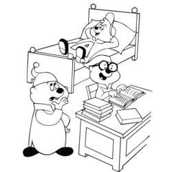 Dessin à colorier: Alvin et les Chipmunks (Films d'animation) #128265 - Coloriages à Imprimer Gratuits