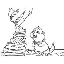 Dessin à colorier: Alvin et les Chipmunks (Films d'animation) #128309 - Coloriages à Imprimer Gratuits