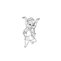 Dessin à colorier: Alvin et les Chipmunks (Films d'animation) #128380 - Coloriages à Imprimer Gratuits