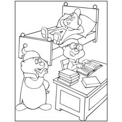 Dessin à colorier: Alvin et les Chipmunks (Films d'animation) #128400 - Coloriages à Imprimer Gratuits