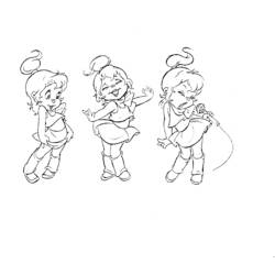 Dessin à colorier: Alvin et les Chipmunks (Films d'animation) #128449 - Coloriages à Imprimer Gratuits