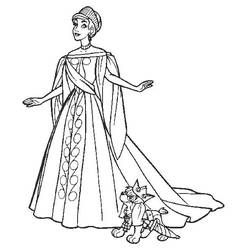 Coloriage Anastasia (Films d'Animation) #182102 à imprimer et colorier