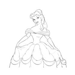 Dessin à colorier: Anastasia (Films d'animation) #32966 - Coloriages à imprimer