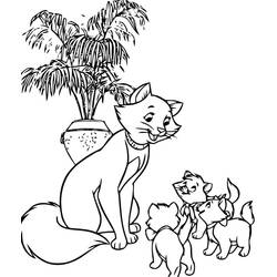 Coloriage Aristochats (Films d'Animation) #198888 à imprimer et colorier