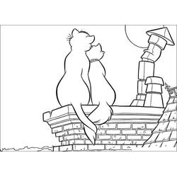 Coloriage Aristochats (Films d'Animation) #198917 à imprimer et colorier