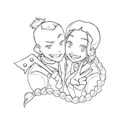 Dessin à colorier: Avatar, Le Dernier Maître de l’Air (Films d'Animation) #208133 - Coloriages à Imprimer Gratuits