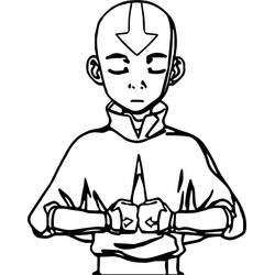 Dessin à colorier: Avatar, Le Dernier Maître de l’Air (Films d'Animation) #208160 - Coloriages à Imprimer Gratuits