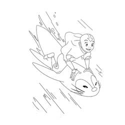 Coloriage Avatar, Le Dernier Maître de l’Air (Films d'Animation) #208173 à imprimer et colorier