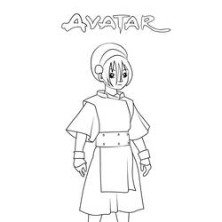 Dessin à colorier Avatar, Le Dernier Maître de l’Air (Films d'Animation) #208188, gratuit à imprimer