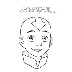 Dessin à colorier: Avatar, Le Dernier Maître de l’Air (Films d'Animation) #208189 - Coloriages à Imprimer Gratuits