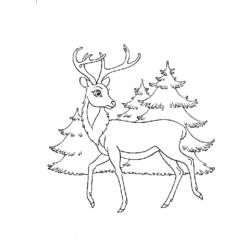 Dessin à colorier: Bambi (Films d'animation) #128542 - Coloriages à Imprimer Gratuits
