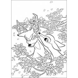 Dessin à colorier: Bambi (Films d'animation) #128751 - Coloriages à Imprimer Gratuits
