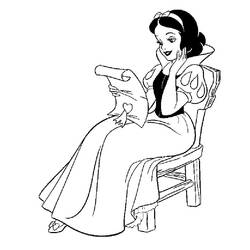 Dessin à colorier: Blanche Neige (Films d'Animation) #178575 - Coloriages à Imprimer Gratuits