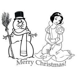 Dessin à colorier: Blanche Neige (Films d'Animation) #178584 - Coloriages à Imprimer Gratuits