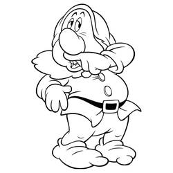 Dessin à colorier: Blanche Neige (Films d'Animation) #178595 - Coloriages à Imprimer Gratuits