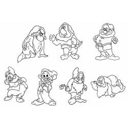 Dessin à colorier: Blanche Neige (Films d'Animation) #178602 - Coloriages à Imprimer Gratuits