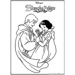 Dessin à colorier: Blanche Neige et les Sept Nains (Films d'animation) #133880 - Coloriages à imprimer
