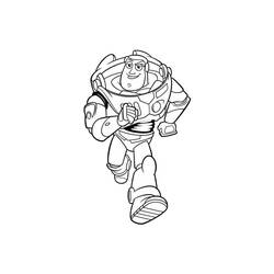 Dessin à colorier: Buzz L Eclair (Films d'Animation) #185052 - Coloriages à Imprimer Gratuits