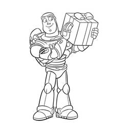 Dessin à colorier: Buzz L Eclair (Films d'Animation) #185056 - Coloriages à Imprimer Gratuits