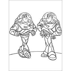 Dessin à colorier: Buzz L Eclair (Films d'Animation) #185066 - Coloriages à Imprimer Gratuits