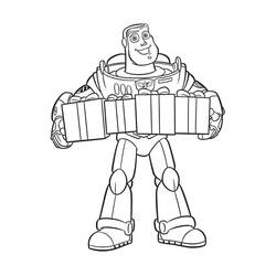 Dessin à colorier: Buzz L Eclair (Films d'Animation) #185067 - Coloriages à Imprimer Gratuits