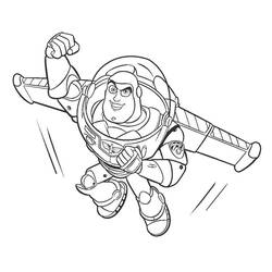 Dessin à colorier: Buzz L Eclair (Films d'Animation) #185069 - Coloriages à Imprimer Gratuits