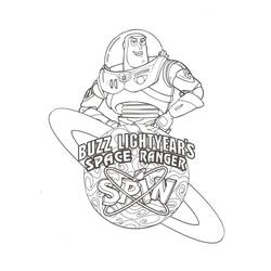 Dessin à colorier: Buzz L Eclair (Films d'Animation) #185070 - Coloriages à Imprimer Gratuits