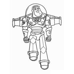 Dessin à colorier: Buzz L Eclair (Films d'Animation) #185074 - Coloriages à Imprimer Gratuits