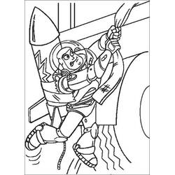 Dessin à colorier: Buzz L Eclair (Films d'Animation) #185082 - Coloriages à Imprimer Gratuits